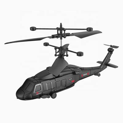 China Super Cool 3.5CH Remote Control Helicopter rc model Military Combat RC Model Airplane 360 ​​Degree Rotation Helicopter Toys For Kids for sale