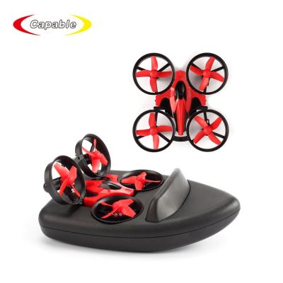 China RC Hobby 2 in 1 mini drone 2.4G rc drift boat drone remote control quadcopter for kids beginner for sale