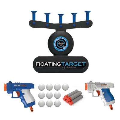 China Amazon hotsale eco-friendly practice guns toys floating hover shooting target game foam dart blasters for kids for sale