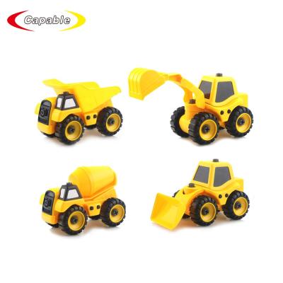 China Can Disassemble Vehicles Intelligent Self Assemble Kids Toys Construction Truck for sale