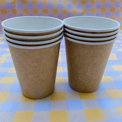 China Disposable Disposable Coffee Paper Cups With Lid For Party for sale