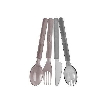 China Disposable Disposable Plastic Compostable Cutlery Spoon and Fork Cutlery Set for sale