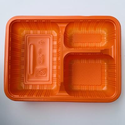 China Eco - Friendly Disposable Plastic Lunch Lunch Box Fast Food Plastic Container for sale