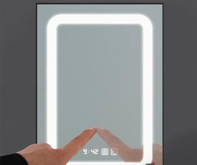 China Modern Home LED Irregular Unique Touch Screen Personality Smart Mirror for sale