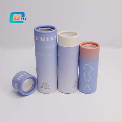 China Hot Selling New Style USB Cable Packaging Consumer Electronics Paper Tube Cardboard Packaging Jar Recyclable With PVC Window for sale