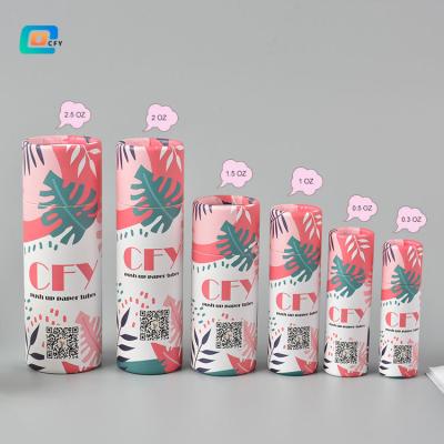 China CFY Luxury Biodegradable Air Freshener Flower Design Paper Packaging Tube Perfume Fortress Silver Custom Craft Gold Industrial Beauty Surface for sale