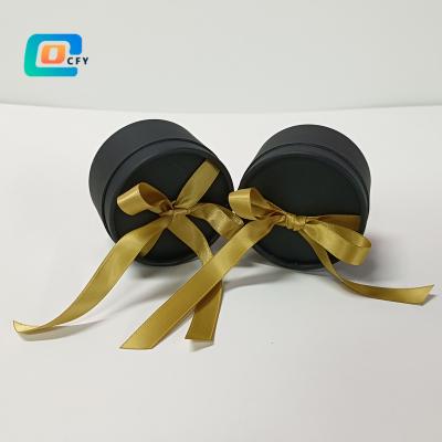 China Biodegradable Luxury Jewelry Packaging Ring Necklace Round Cylinder Kraft Cardboard Paper Tube Luxury Packaging UV Printing Kids Jewelry for sale