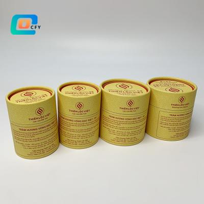 China Recyclable Eco-Friendly Cylinder Paperboard Incense Stick Tubes Round Wrapping Paper Tube Box For Cosmetic Candle Gift Container for sale