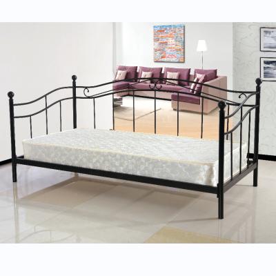 China Hotel Classic Affordable Simple King Bedroom Furniture Metal Wrought Iron Double Metal Bed Design Bed for sale