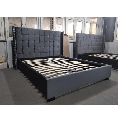 China Wholesale Simple Furniture Soft Bed Home Style PU Leather Bed for sale