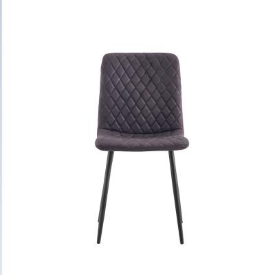 China New Modern Modern Dining Room Furniture With Competitive Price Metal Leg Upholstered Single Leisure Chair Restaurant Dining Chair for sale