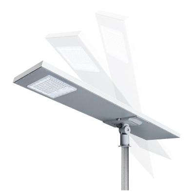 China Professional LANDSCAPE KCD street light manufacturer Outdoor Garden IP65 integrated 50 100 150 200watt all-in-one solar street light for sale