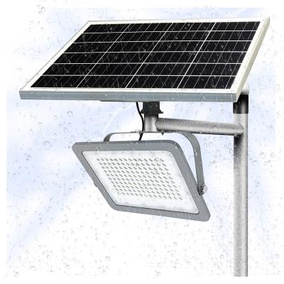 China Cheap Battery 100w 200w 300w Large Capacity China Factory Price LANDSCAPE KCD China Factory Price High Brightness Energy Saving Solar Flood Light for sale