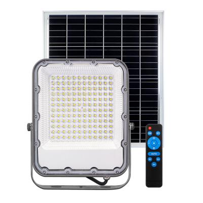 China 100 Watt High Quality Remote Control High Super Warm White Surveillance LANDSCAPE KCD Sensor W ip65 Portable Solar Spotlight for sale