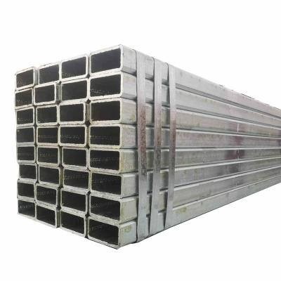 China Structure Pipe Square Tube Galvanized Square Tube Metal Tube Profile for sale