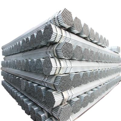 China Structural pipe / liquid pipe / gas pipe / oil pipeline / scaffolding pre galvanized carbon steel pipes tubes china manufacturer! inch greenhouse structure galvanized pipe for sale