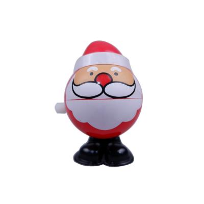 China Wholesale Funny Plastic Toys Child Lovely Santa Christmas Clockwork Wind Up Toy Set For Kids for sale