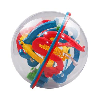 China Developmental Toy 3D Maze Ball Game Intellectual Intellect Maze Ball For Kids 118 Stages Modern Children Puzzle Ball for sale