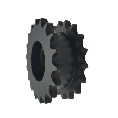 China Transmission Machine Stock High Quality Carbon Steel Industrial Duplex Chain Sprocket for sale