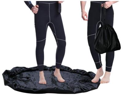 China Viable Wetsuit Changing Pad and Dry Carry Bag - large waterproof surf bag with drawstring, use as wetsuit bag or for swimwear for sale