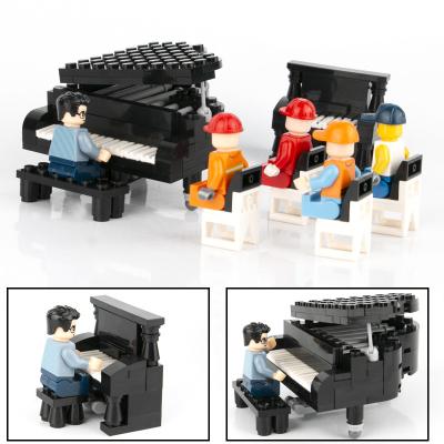 China Compatible with legoingly locking creator upright piano musical instrument building block for sale