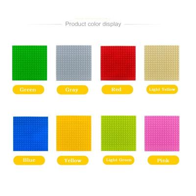 China MOC compatible with legoingly assembly brick 16X16 dots bottom base plate building block for sale