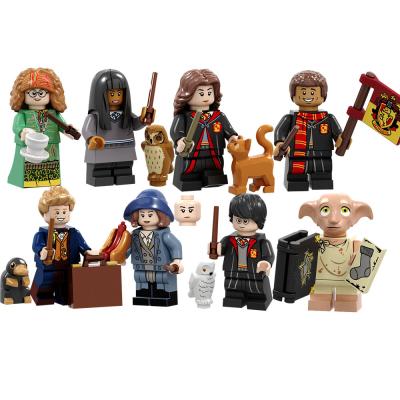 China Movie characters harry series legoly trelawney dobby potteres action figures building block toys for sale