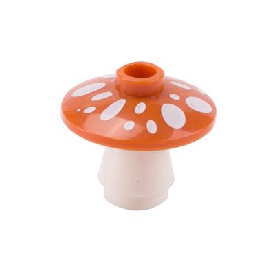 China 100pcs ABS colorful city field streetscape accessories plant mushroom building blocks toys for sale