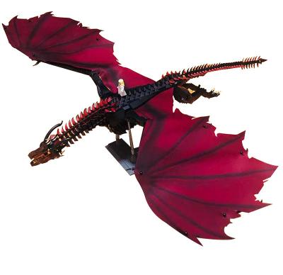 China MOC children gifts a song of ice and fire wesselion dragon action figures building block toys for sale