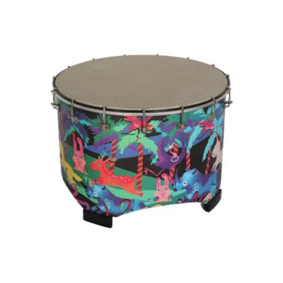 China Early Education Instrument Orff Percussion Instruments Education Toys Artificial Leather Painted Tabla for sale