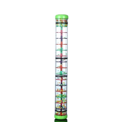 China Educational Toy Shaker Music Sensory Auditory Toy Rainstick Tube Rainstick Instrument For Babies Rattle for sale