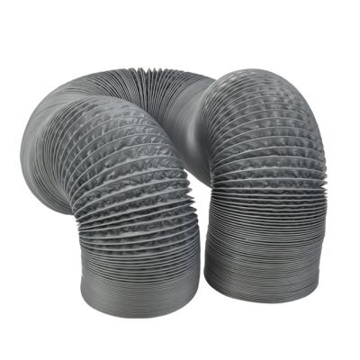 China Flexible Gray PVC 42mm Diesel Conditioner Heater Duct Pipe Air Parking Ducting Outlet Aluminum Foil Car Cooling System Hose for sale