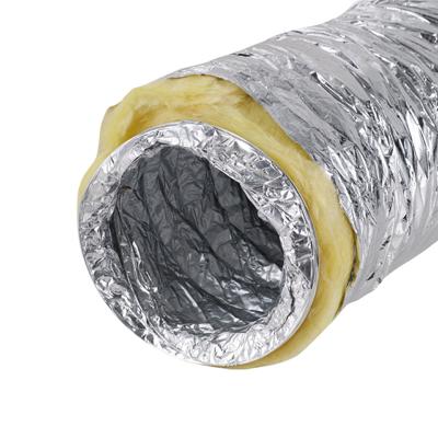 China Flexible Semi-Rigid Flexible Duct Double-Layer Aluminum For Ventilation for sale