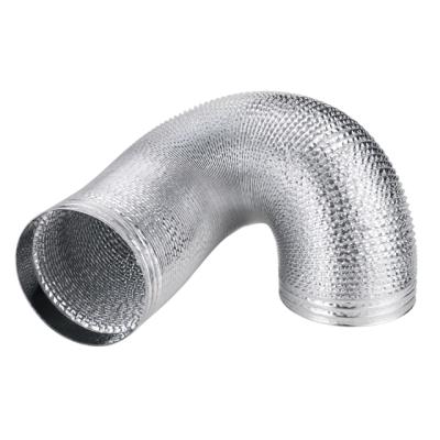 China Customized Flexible Flexible Aluminum Foil Vent Pipe Kitchen Dryer Vent for sale