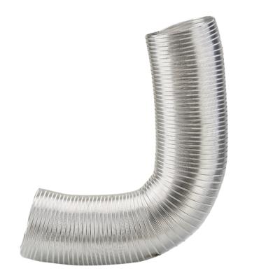 China HVAC flexible semi-rigid flexible aluminum air duct confirmed by Japanese famous home center, expandable flexible aluminum air duct for sale