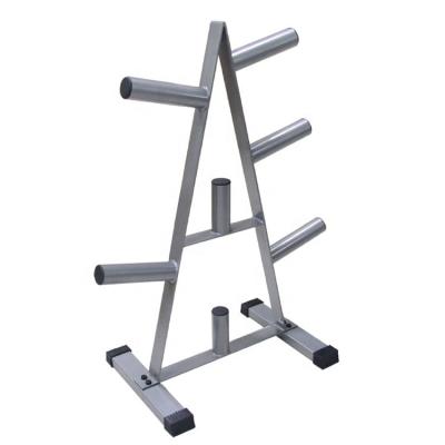 China Universal Fitness Equipment Tripod Weight Plates Storage Rack for Weight Plates Storage for sale