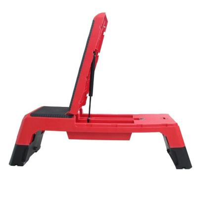 China Adjustable Adjustable Aerobic Step For Bodybuilding Workout Fitness Bench Adjustable Step Equipments for sale