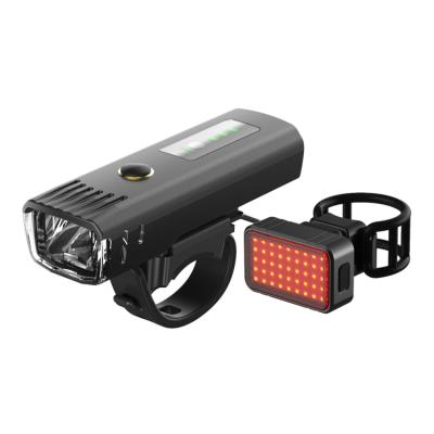 China Fashionable Bicycle Decoration Machfally EOS220 BK820 USB Rechargeable Bike Light Set, Powerful Lumens Bike Tail Light Front Free Light, LED Bike Front Light for sale