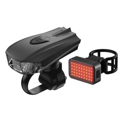 China Fashionable Bicycle Decoration Machfally EOS350 BK820 USB Rechargeable Bike Light Set, Powerful Lumens Bike Front Tail Light Free Light, LED Light Bicycle for sale