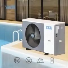 China Inverter van roestvrij staal Poolwarmtepomp Luchtbron Waterverwarmingselementen Te koop