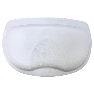 China Durable Waterproof Bath Pillow Silicone Suction Cup Tub Pillow Bathroom Supplies Bathtub Headrest for sale