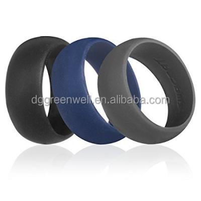 China Fashionable ROQ Silicone Wedding Elastic Silicone Band Ring For Men By Affordable for sale