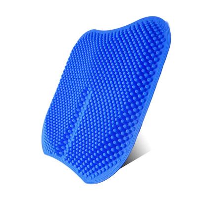 China Easy Cleaned Auto Silicone Seat Pad Non Slip Memory Foam Chair Pad For Home Office Truck Silicone Massage Breathable Seat Cover for sale