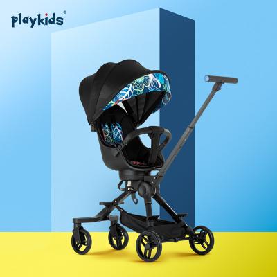 China 360 Seat Rotation Playkids Lightweight Stroller With Frame Aluminum Newborn Baby Convenience Stroller Infant Baby Kart for sale