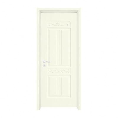 China Waterproof Laminated Compressed Melamine Plywood Wooden Door for sale