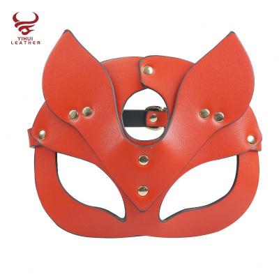 China Wholesale Style Sexy Leather Prom Mask Eye Fox SM Cosplay PU Sexy Mask for sale