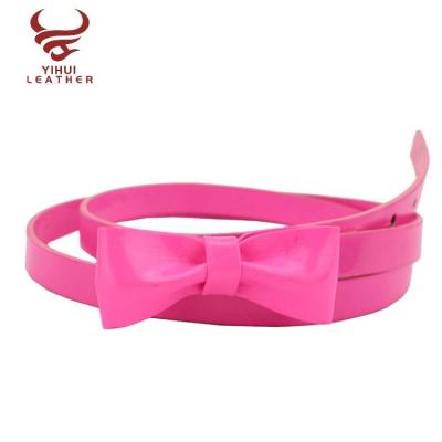 China 2022 New PU Bow Children Belt Fashion Belt For Girls for sale