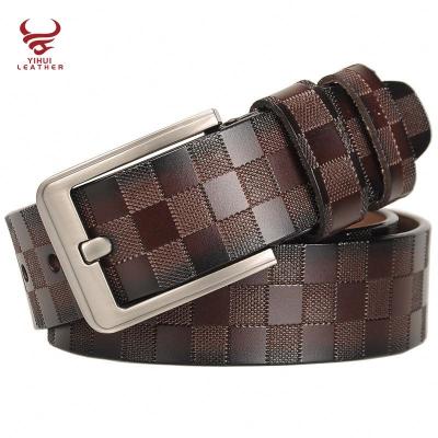 China 2022 Famous Brand Genuine Leather Luxury Men's Belts Split Leather For Men for sale