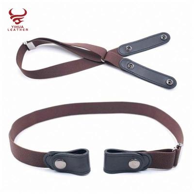 China Wholesale Polyester +PU Women Belt For Jeans Black Designer Belts for sale