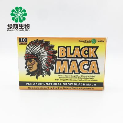 China High Quality Private Logo Peruvian Natural Black Maca Penis Enlargement Capsules and Tablets For Replenishing Physical Strength for sale